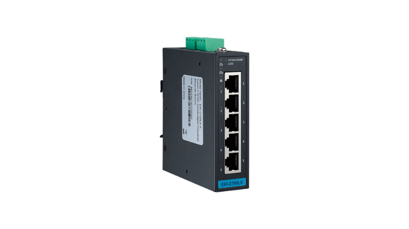 5-port 2.5GbE Unmanaged Ind. Ethernet Switch